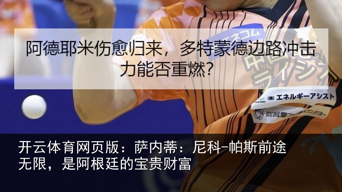 开云体育网页版:萨内蒂:尼科相关情况根廷的宝贵财富